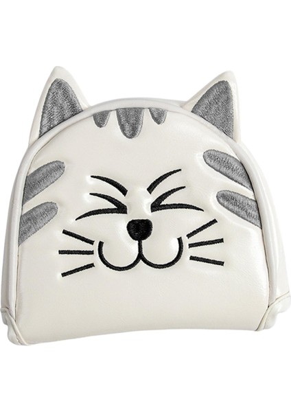 Golf Head Consers Ekipman Golf Cue Protector Mallet Putter Putter Cue Headcover Yarı Direme Beyaz (Yurt Dışından) fiyatları