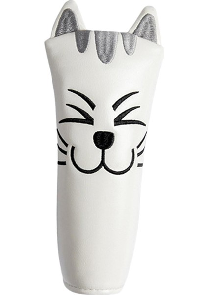 Golf Head Equipment Golf Cue Protector Mallet Putter Putter Cue Headcover Düz Beyaz (Yurt Dışından) indirimleri