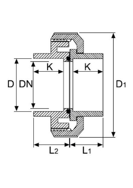 Pvc Rakor ( Ø 63 )