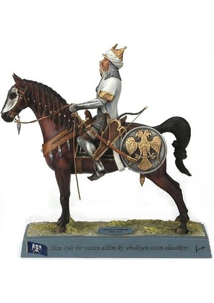 At Üzerinde Sultan Alparslan Figürü 30CM
