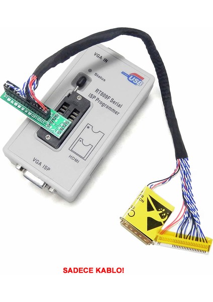 30 / 40 Pin to DIP8 Lcd Led Ekran Aparatı 2 in 1 Edid Kablo Notebook Dizüstü 24c02 Okuma Yazma