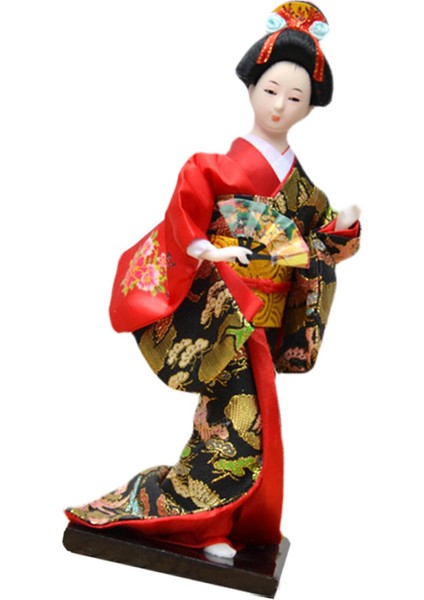 2 Adet Japon Kimono Geisha Bebek Asyalı Geisha El Işi Ofis Dekoru Gül Kırmızı (Yurt Dışından) fırsatları