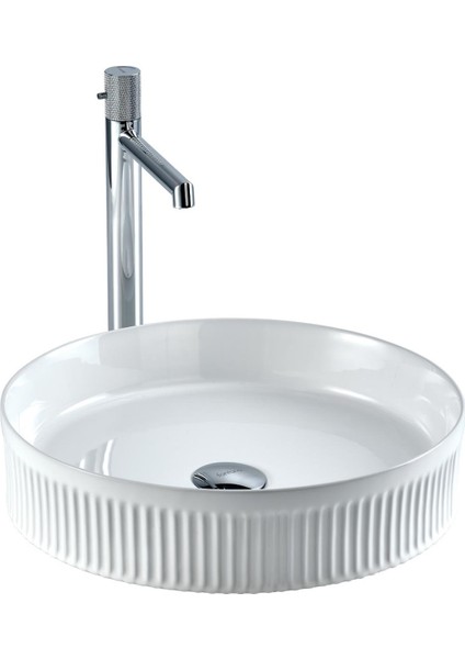 EY-4701 Tezgah Üstü Lavabo Beyaz