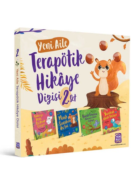 Yeni Aile Terapötik Hikâye Dizisi- 2. Set “4 Farklı Terapötik Çocuk Hikâyesi ve Terapötik Etkinlikler” - Talha Tolunalp