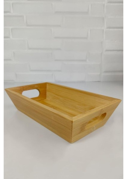 Bambu Ekmek Sepeti Ekmeklik Dikdörtgen 23 Cm – Thn75542