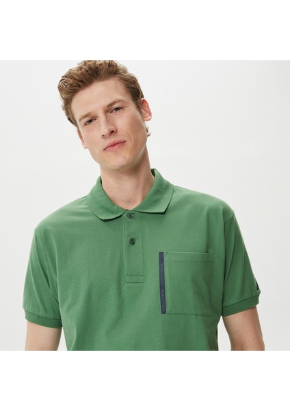 Nautıca Erkek Yeşil Classic Fıt Kısa Kollu Polo K35550T.3FY fırsatları