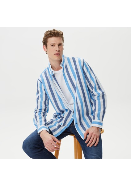 Nautıca Erkek Beyaz Classic Fıt Uzun Kollu Gömlek W35517T.1BW indirimleri