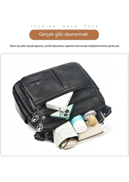 Kadın Çapraz Omuz Çantası Siyah (Yurt Dışından)