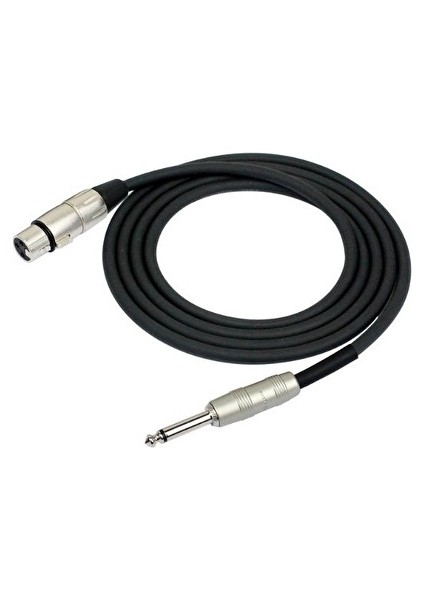 Kırlın MP-482PR-3M-BK 24AWG Xlr F-1/4 Mono Plug