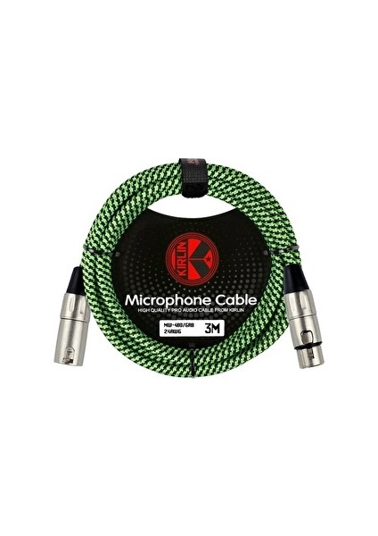 MW-480 3M GRB HS 24AWG Mikrofon Kablosu