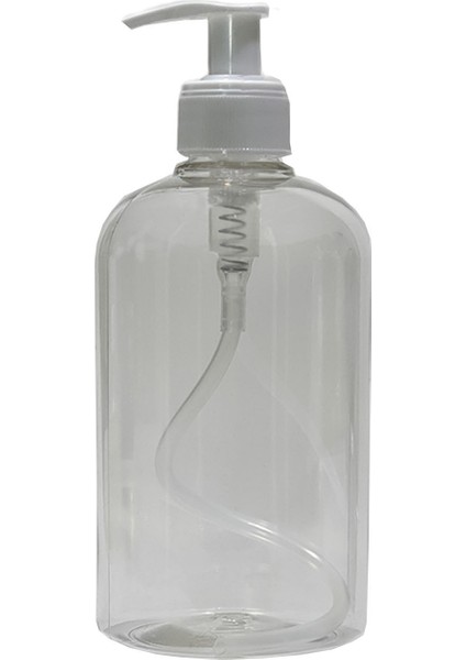 Boş Fısfıs Sprey Şişe 500 ml 25 Adet Sıvı Sabun Beyaz Pompalı - Kimyasala Dayanıklı