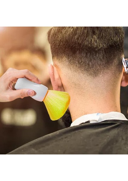 Saç Boyun Duster Salon Cihaz Aracı Saç Kesme Yeşil Için Yumuşak Berber Fırçası (Yurt Dışından)