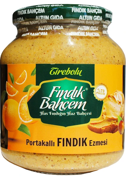 Fındık Ezmesi Portakallı 320GR