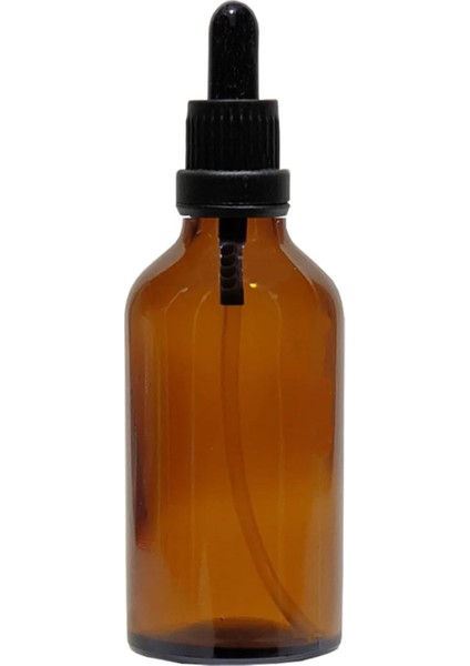 2 Adet Amber Cam Şişe 30 Ml Cam Damlalıklı