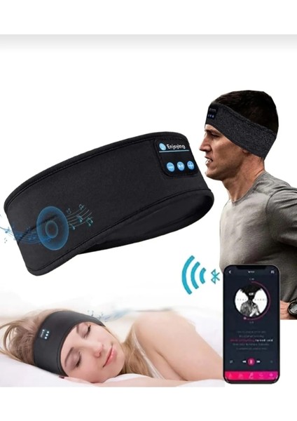 La Vie Design Bluetooth 5.0 Kablosuz Kulaklıklı Uyku ve Spor Için Uygun Kafa Bandı Bandana