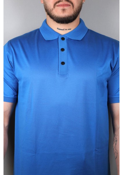 231400405 Nehir Çıtçıtlı Polo Mavi