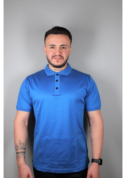 231400405 Nehir Çıtçıtlı Polo Mavi
