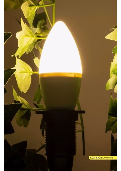 5 Watt E-14 İnce Duy 3000K Gunışığı Buji Led Ampul indirimleri