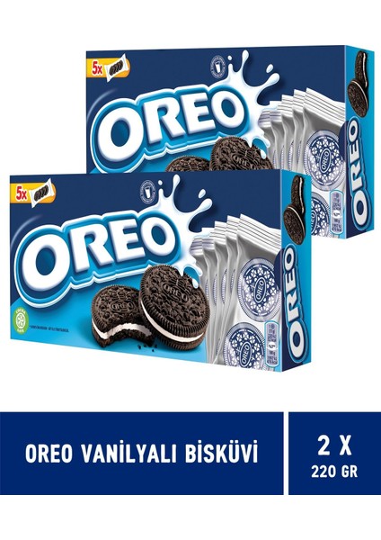 Vanilyalı Bisküvi 220 gr - 2 Adet