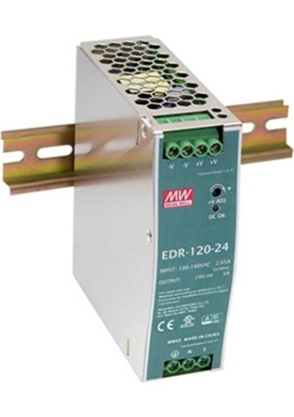 Edr-75-24 24V Raya Montaj Güç Kaynağı