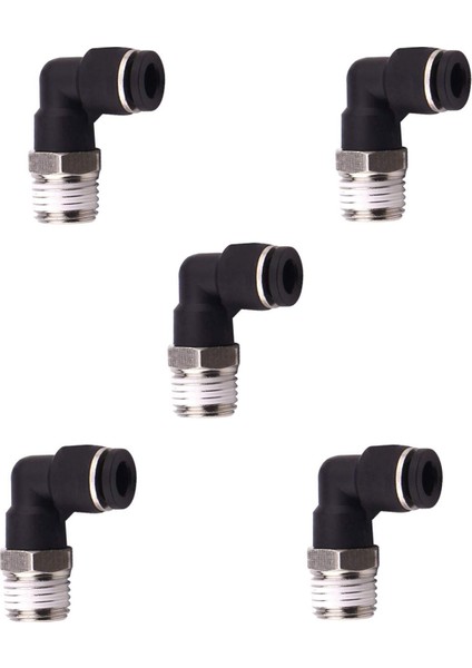 Pnömatik Dirsek Erkek Rekor 1/8''x8 mm Paket 5 Adet