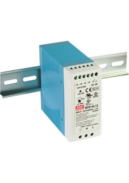 Mdr-40-24 24V Raya Montaj Güç Kaynağı