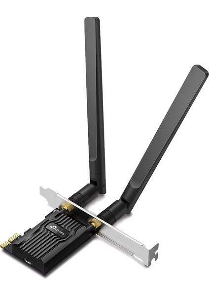 TP-Link Archer TX20E, AX1800 Mbps,  Ultra Düşük Gecikme, Windows 10/11'i , İkisi Bir Arada  Wi-Fi 6&Bluetooth 5.0 PCIe Ağ Kartı