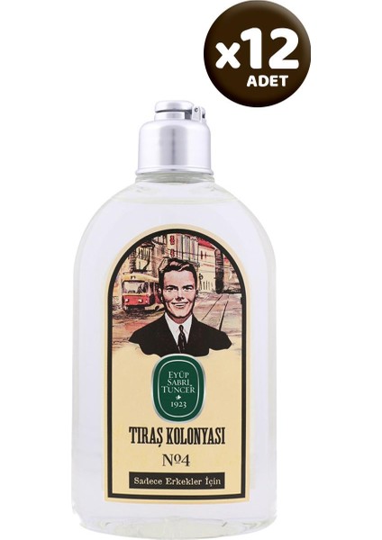 Tıraş Kolonyası No: 4 x 12 Adet