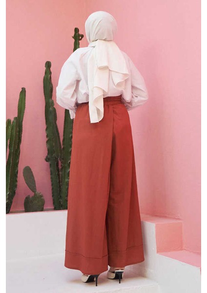 1155-ACELINA Pantolon Etek Taba fırsatları