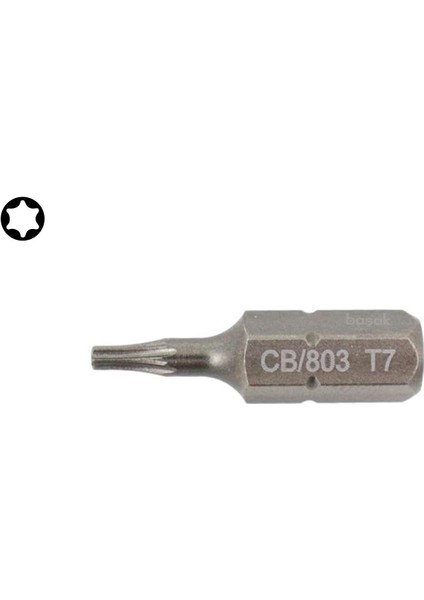 T7 x 25 mm Torx Bits Uç CB/803 (1 Adet)