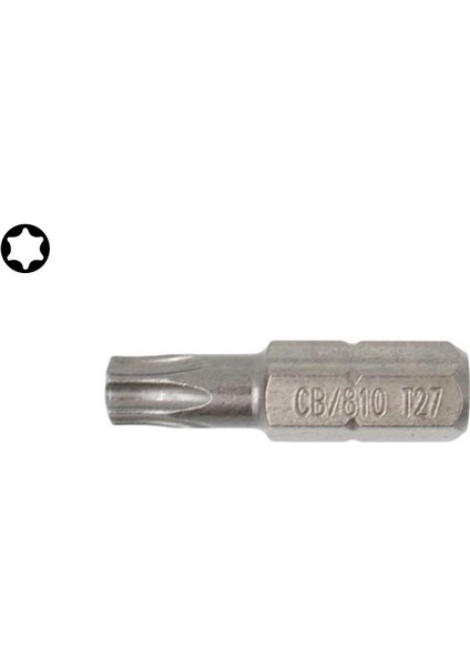 T27 x 25 mm Torx Bits Uç CB/810 (1 Adet)