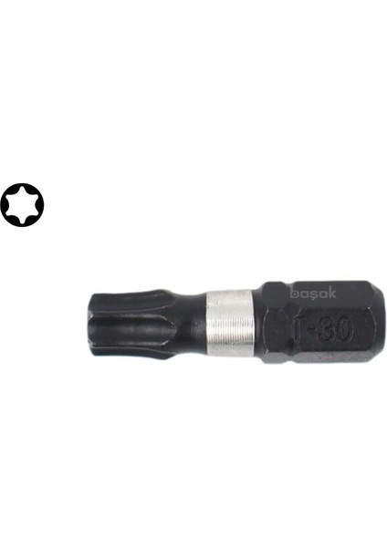 T30 x 25 mm Darbeli Torx Bits Uç CB/811TM (1 Adet)