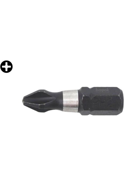 Ph2 x 25 mm Darbeli Yıldız Bits Uç CB/252TM (1 Adet)