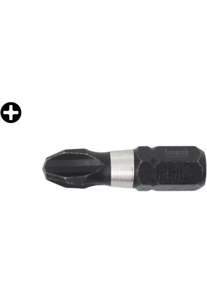 Ph3 x 25 mm Darbeli Yıldız Bits Uç CB/253TM (1 Adet)