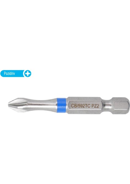 Pz 2 x 50 mm Yıldız Bits Uç Renk Kodlu CB/592TC (1 Adet)