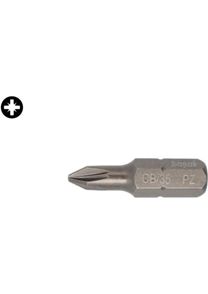 Pz 0 x 25 mm Yıldız Uçlu Bits CB/350 (1 Adet)