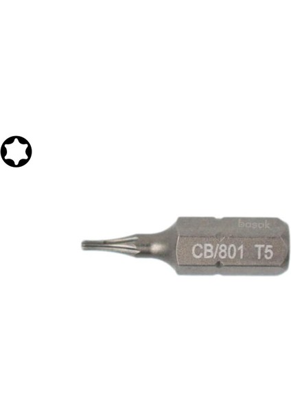 T5 x 25 mm Torx Bits Uç CB/801 (1 Adet)
