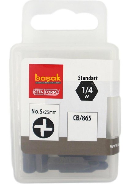 Torq-Set Uçlu No 5 x 25 mm Bits CB/865 (1 Adet )