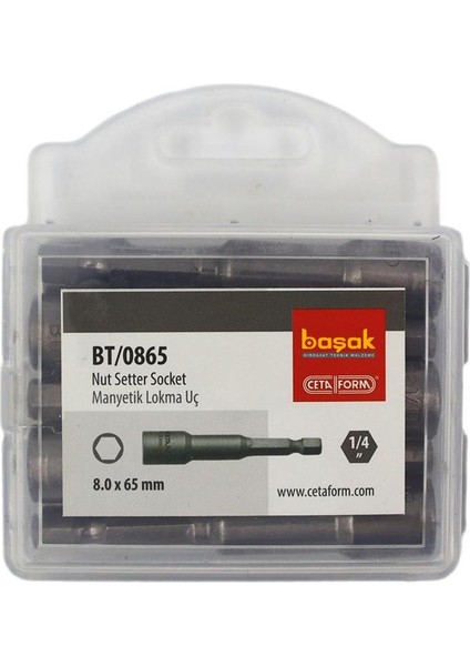 8 x 65MM Manyetik Lokma BT/0865