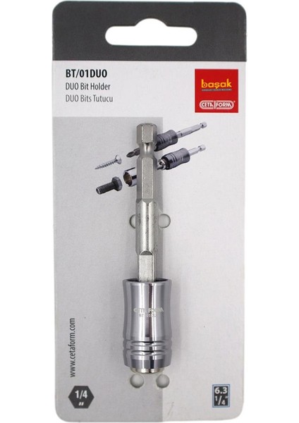 1/4" Lokma Adaptörlü Bits Tutucu CETA/BT/01DUO