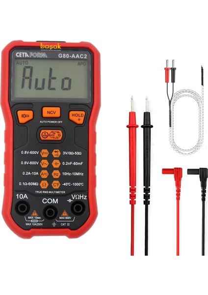 Dijital Multimetre (Dc Akım-Oto Sınıflama) G80-AAC2