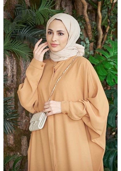 6571-BERLIN Abaya Camel