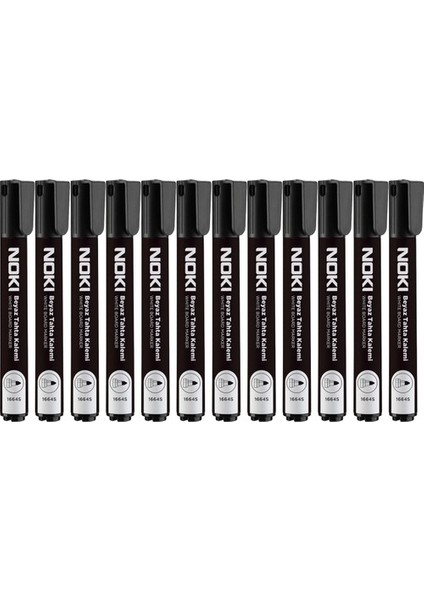 Doldurulabilir Beyaz Tahta Kalemi Siyah 144 Adet fırsatları