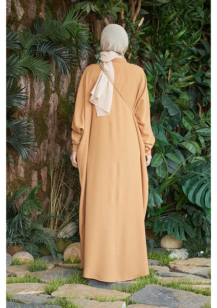 6571-BERLIN Abaya Camel