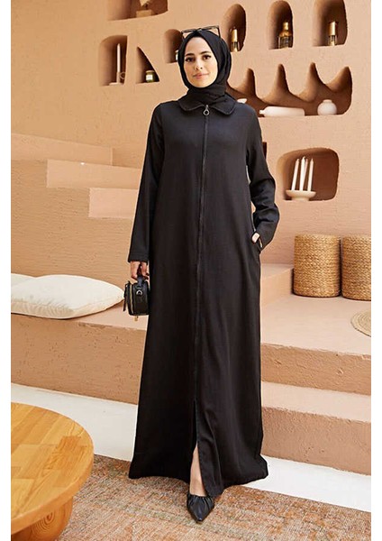 6568-FERMUARLI Ferace Siyah