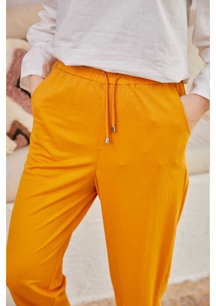 1151-LASTIKLI Pantolon Hardal modelleri