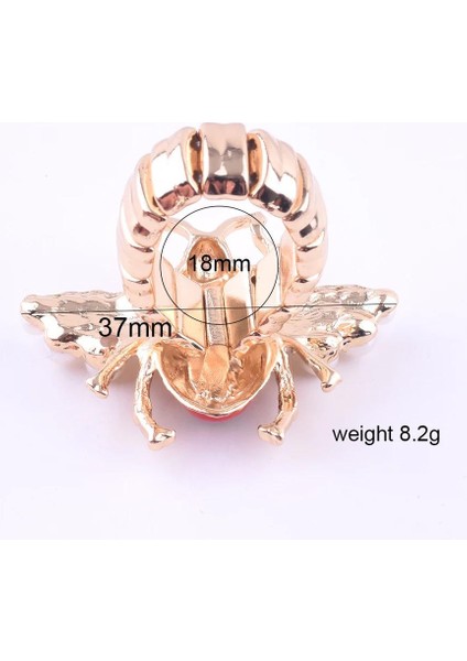 Lüks Trend Moda Büyük Arı Zikron Taşlı Incili Metal Gold Kaplama Yüzük Ayarlanabilir indirimleri