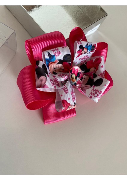 Queen Aksesuar Mini Mouse Kız Çocuk Bebek  Doğum Günü Hediye  Pensli Toka