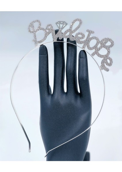 Bride To Be Kristal Taşlı Metal Gelin Tacı Bekarlığa Veda Partisi Kına Taç Gümüş fiyatları