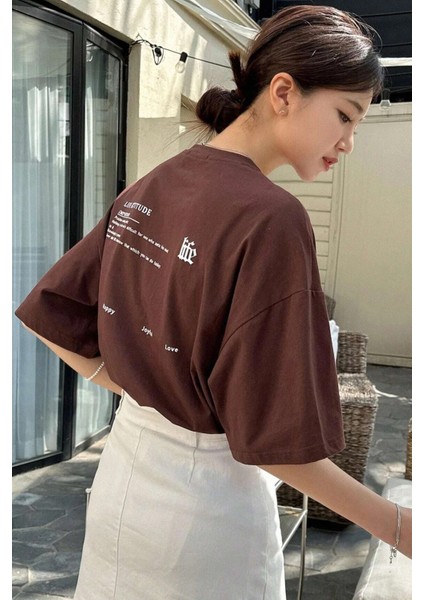 Unisex Life Baskılı T-Shirt fiyatları